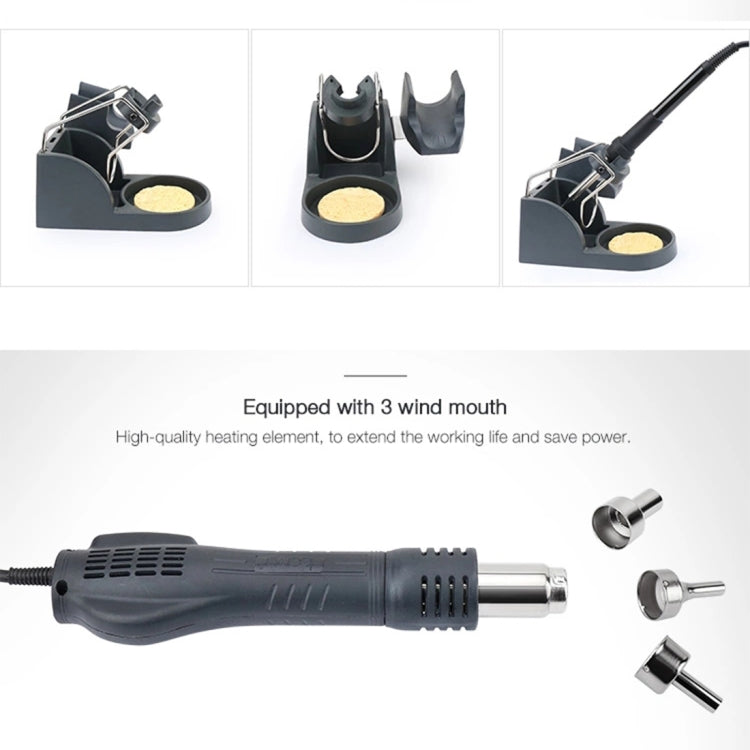 BAKU ba-942 Stazione di saldatura per rilavorazione ad aria calda Led BGA SMD, spina europea, EU Plug
