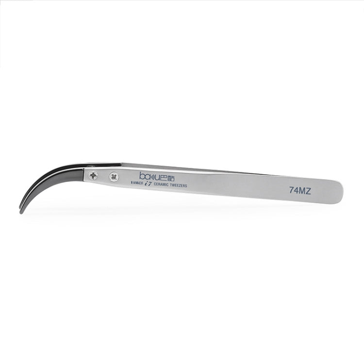 BAKU BA-I7-74MZ Curved Stainless Steel Tweezers, BAKU BA-I7-74MZ (Curved )