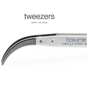 BAKU BA-I7-74MZ Curved Stainless Steel Tweezers, BAKU BA-I7-74MZ (Curved )