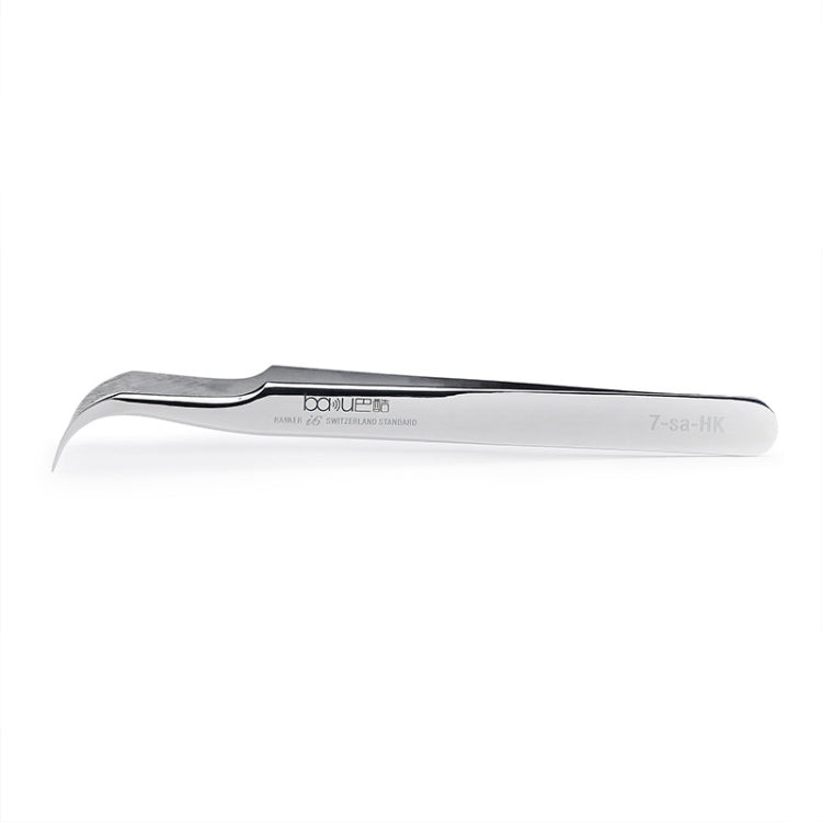 BAKU BA-i6-7-sa Curved Stainless Steel Tweezers, BAKU BA-i6-7-sa (Curved )