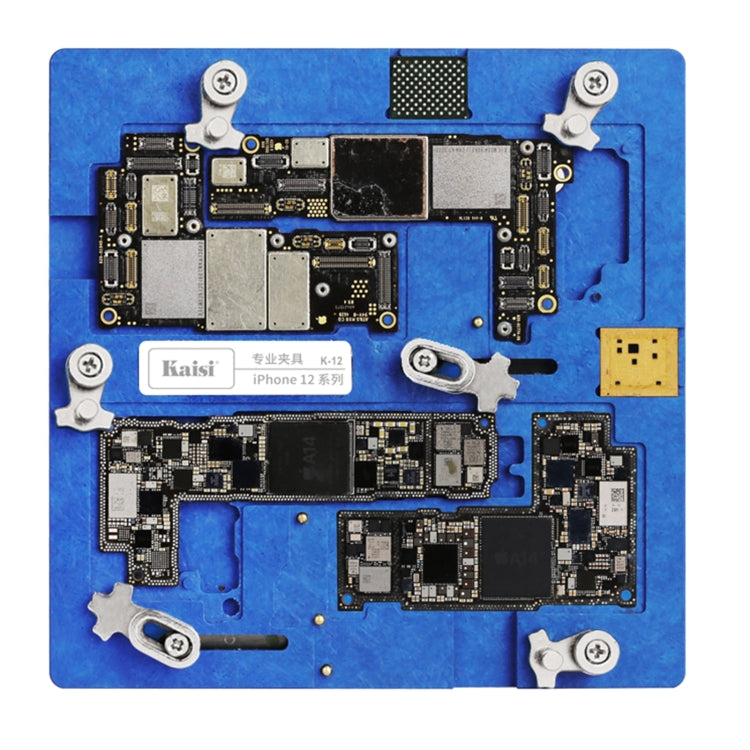 Piattaforma di manutenzione per saldatura del supporto per dispositivo PCB del telefono Kaisi K-12 per iPhone 12/12 mini/12 Pro/12 Pro Max, K-12