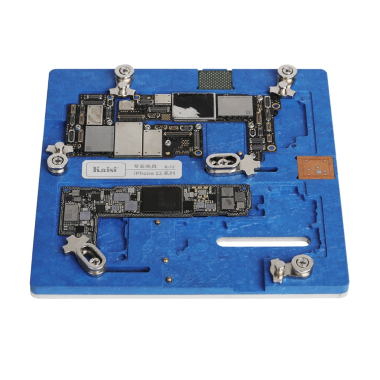 Piattaforma di manutenzione per saldatura del supporto per dispositivo PCB del telefono Kaisi K-12 per iPhone 12/12 mini/12 Pro/12 Pro Max, K-12