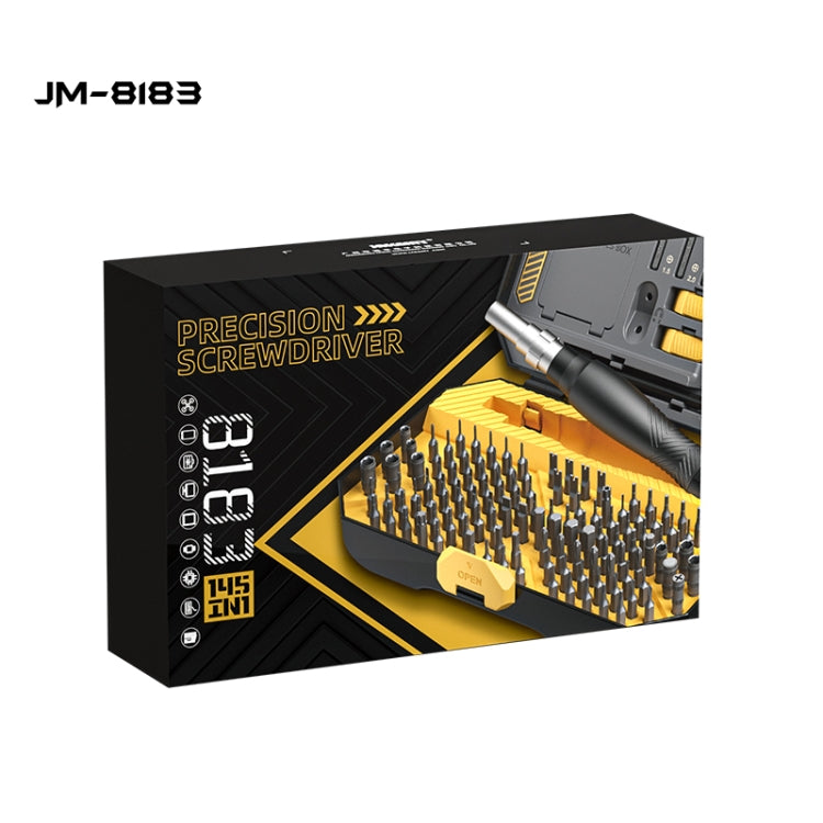 JAKEMY JM-8183 145 in 1 Multi-Purpose Manual Screwdriver Set, JM-8183