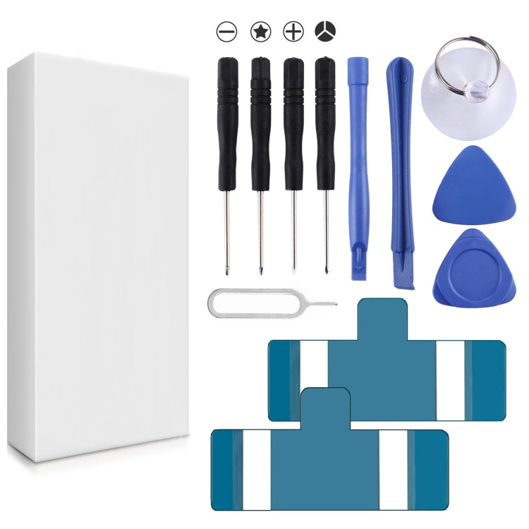 Kit di riparazione 12 in 1 (4 cacciaviti + 2 aste di smontaggio + 1 ventosa + 2 triangoli su fette spesse + perno di espulsione + 2 nastri per batteria), 12 in 1 Repair Kits