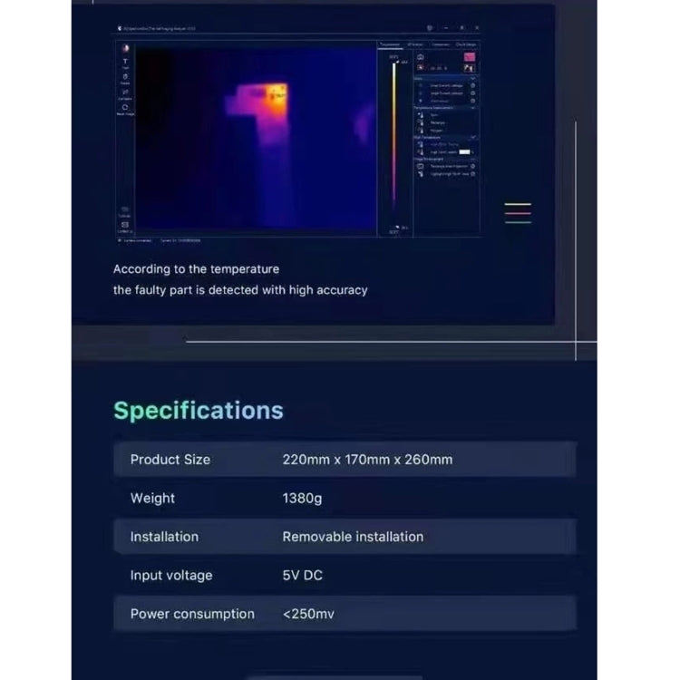 3D Infrared Thermal Imager Motherboard PCB Fault Detection, 3D PCB Fault Detection