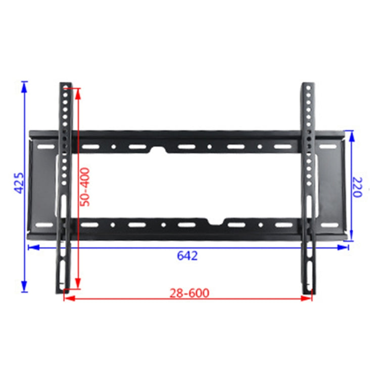 Staffa di montaggio a parete universale per TV LCD GD03 da 32-70 pollici, spessore del foglio: 1,5 mm, GD03