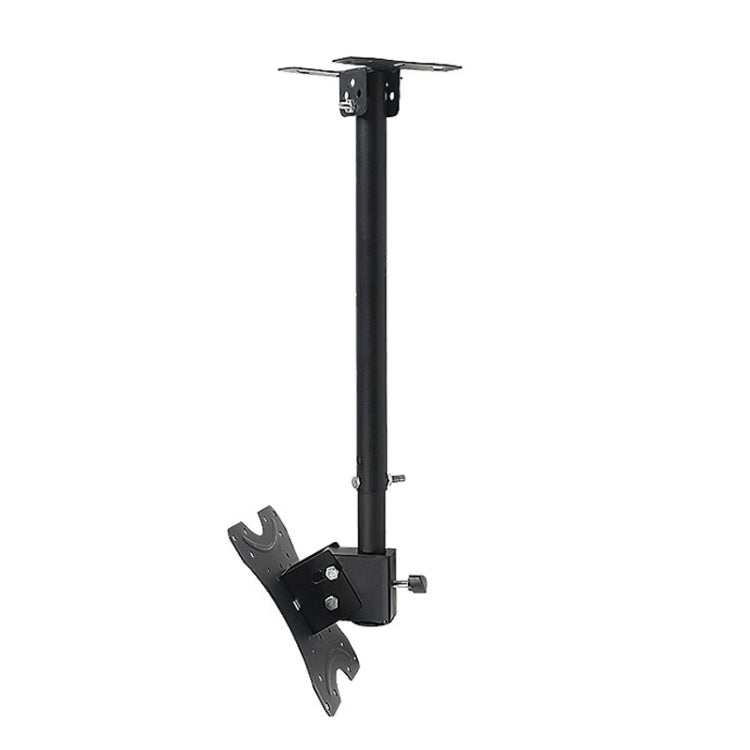 Staffa a doppio uso per montaggio a parete a soffitto per TV a schermo singolo regolabile in altezza e angolazione universale da 14-42 pollici, portata retrattile: 0,5-1 m, 14-42 inch