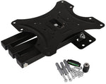 Supporto a muro per TV LED LCD 14-42'' inclinabile 3 snodi nero