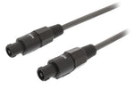 Cavo Altoparlante a 2 Pin Femmina -  2 Pin Femmina 10m Grigio Scuro Sweex