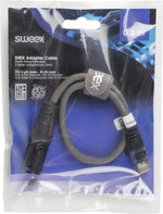 Cavo DMX Digitale XLR 3p (M) - RJ45 30cm Grigio Scuro 8717534024007 SWOP15700E03 SX600
