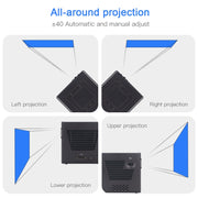 Proiettore HD portatile DLP C80 Proiettore con schermo gigante da 120 pollici Blu-ray 4K, Android 7.1.2, 2 GB + 16 GB, EU Plug, US Plug, UK Plug, AU Plug