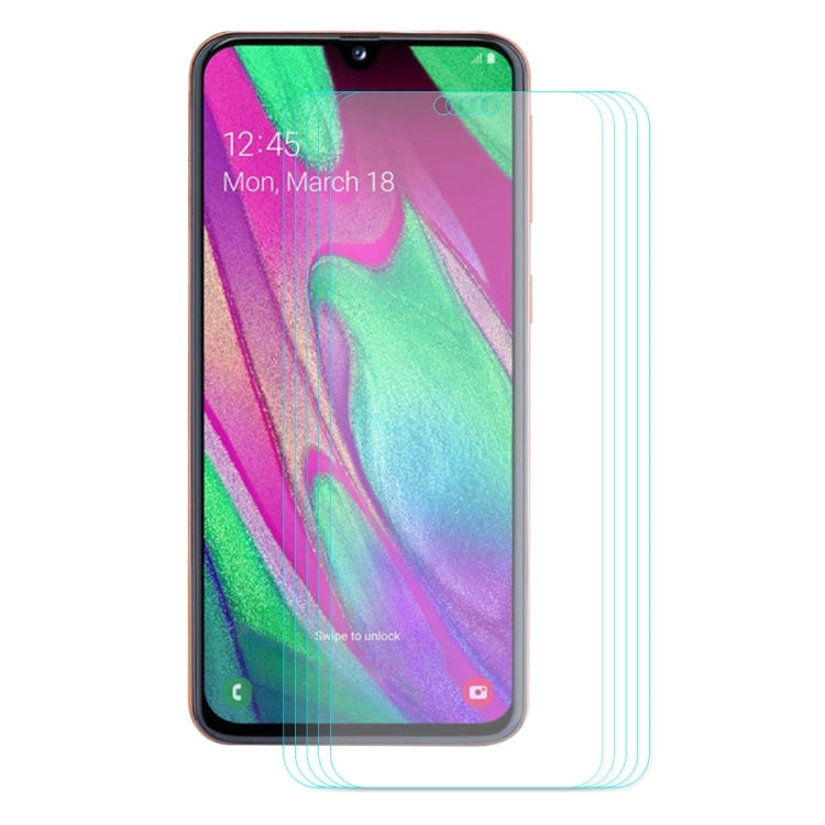 5 PZ ENKAY Hat-Prince 0.26mm 2.5D 9H Pellicola Protettiva in Vetro Temperato per Samsung Galaxy A40