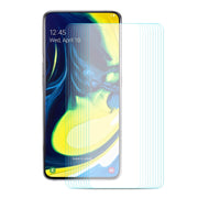 Pellicola vetro temperato per Galaxy A80 9H 0,26mm 10 pezzi