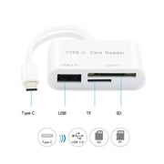 Lettore di schede da USB-C a USB SD/Micro SD