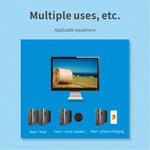 Switch USB 2x4 PC a 2 porte che condividono 4 dispositivi per stampante, tastiera, mouse, monitor, 2x4 USB Switc