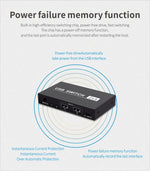 Switch USB 2x4 PC a 2 porte che condividono 4 dispositivi per stampante, tastiera, mouse, monitor, 2x4 USB Switc