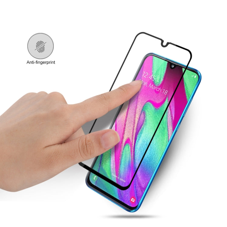 Pellicola vetro temperato 0,33 mm per Galaxy A40 nero