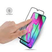 Pellicola vetro temperato 0,33 mm per Galaxy A40 nero
