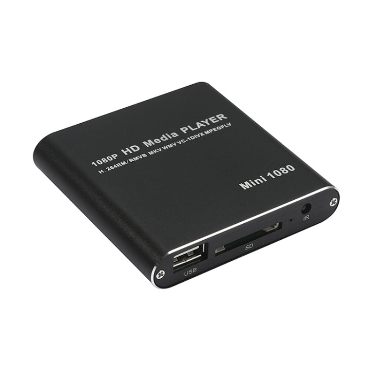 Lettore HDD USB MINI 1080P Full HD Media Lettore di schede SD/MMC, US, EU, UK