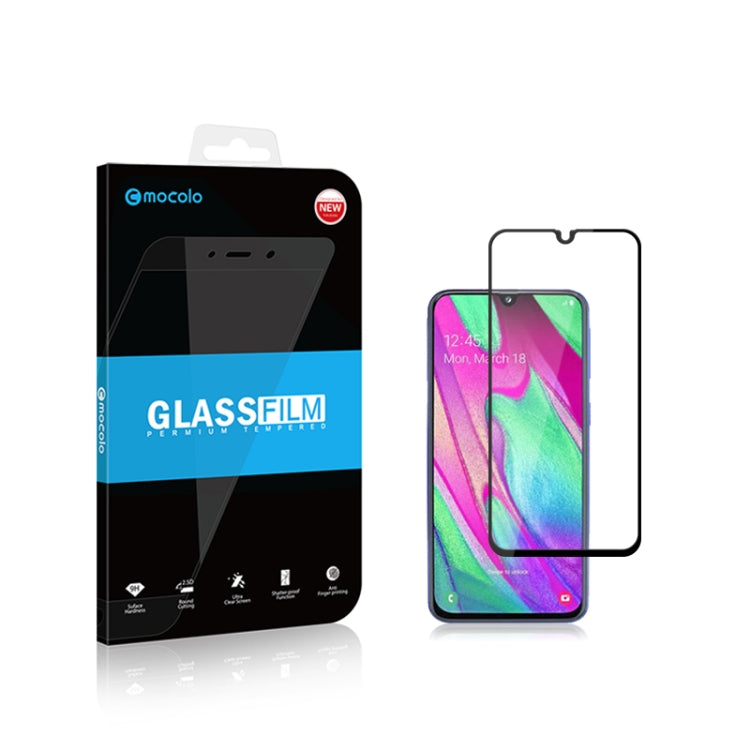 2 pezzi mocolo 0,33 mm 9H 2,5D pellicola in vetro temperato a colla piena, Galaxy A10 / M10, Galaxy A20 / A30 / A50 / M30, Galaxy A40, Galaxy A70, for Galaxy A90, Galaxy M20