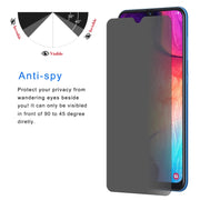 Pellicola vetro temperato privacy per Samsung Galaxy A30 A50
