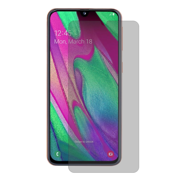 Pellicola vetro temperato privacy per Samsung Galaxy A40
