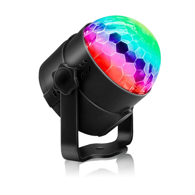 YouOKLight YK2278 3W Attivato dal suono DJ Illuminazione per feste RBG Lampada stroboscopica a sfera da discoteca Luce par da palco con 7 modalità, senza telecomando