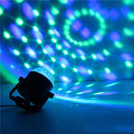 YouOKLight YK2278 3W Attivato dal suono DJ Illuminazione per feste RBG Lampada stroboscopica a sfera da discoteca Luce par da palco con 7 modalità, senza telecomando