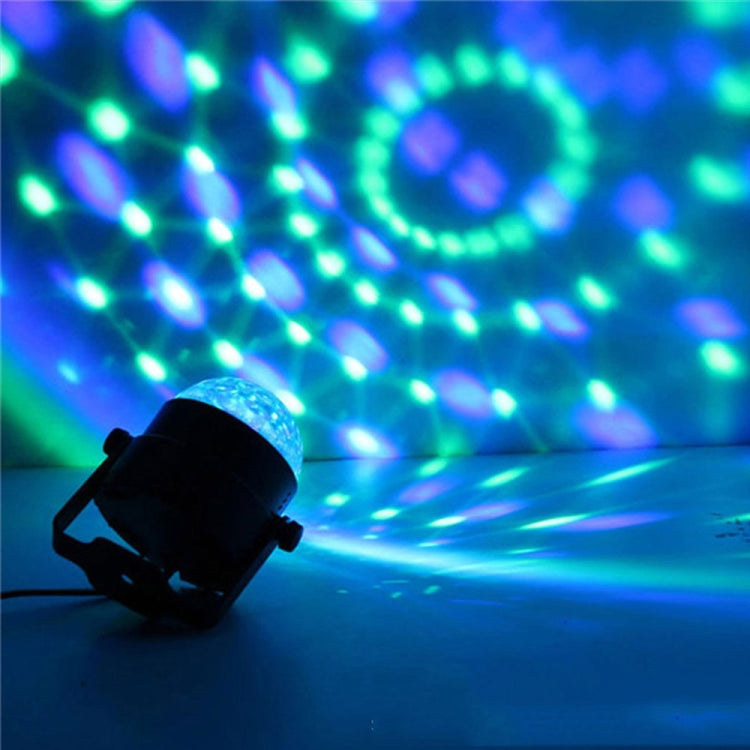 YouOKLight YK2278 3W Attivato dal suono DJ Illuminazione per feste RBG Lampada stroboscopica a sfera da discoteca Luce par da palco con 7 modalità, senza telecomando