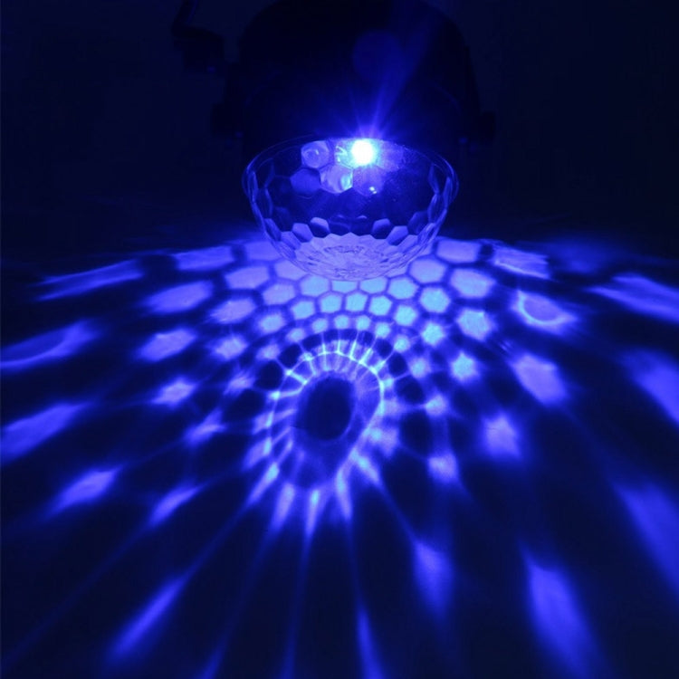 YouOKLight YK2278 3W Attivato dal suono DJ Illuminazione per feste RBG Lampada stroboscopica a sfera da discoteca Luce par da palco con 7 modalità, senza telecomando