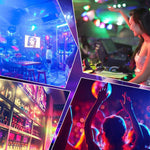 YouOKLight YK2278 3W Attivato dal suono DJ Illuminazione per feste RBG Lampada stroboscopica a sfera da discoteca Luce par da palco con 7 modalità, senza telecomando
