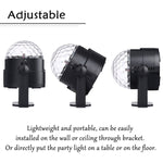 YouOKLight YK2278 3W Attivato dal suono DJ Illuminazione per feste RBG Lampada stroboscopica a sfera da discoteca Luce par da palco con 7 modalità, senza telecomando