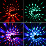 YouOKLight YK2278 3W Attivato dal suono DJ Illuminazione per feste RBG Lampada stroboscopica a sfera da discoteca Luce par da palco con 7 modalità, senza telecomando