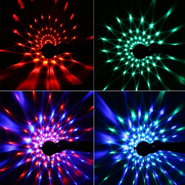 YouOKLight YK2278 3W Attivato dal suono DJ Illuminazione per feste RBG Lampada stroboscopica a sfera da discoteca Luce par da palco con 7 modalità, senza telecomando