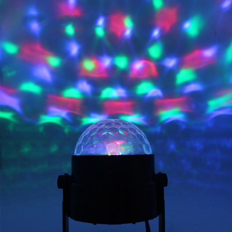 YouOKLight YK2278 3W Attivato dal suono DJ Illuminazione per feste RBG Lampada stroboscopica a sfera da discoteca Luce par da palco con 7 modalità, senza telecomando