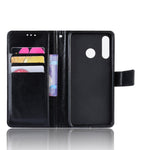 Custodia in pelle Flip orizzontale retrò Crazy Horse per Huawei Enjoy 9s (P Smart+ 2019), con supporto e slot per schede e cornice per foto
