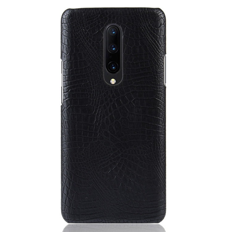 Custodia PC + PU antiurto in coccodrillo per OnePlus 7 Pro