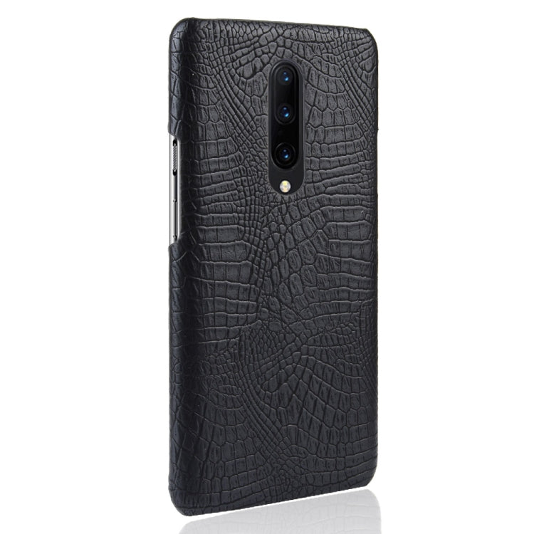 Custodia PC + PU antiurto in coccodrillo per OnePlus 7 Pro