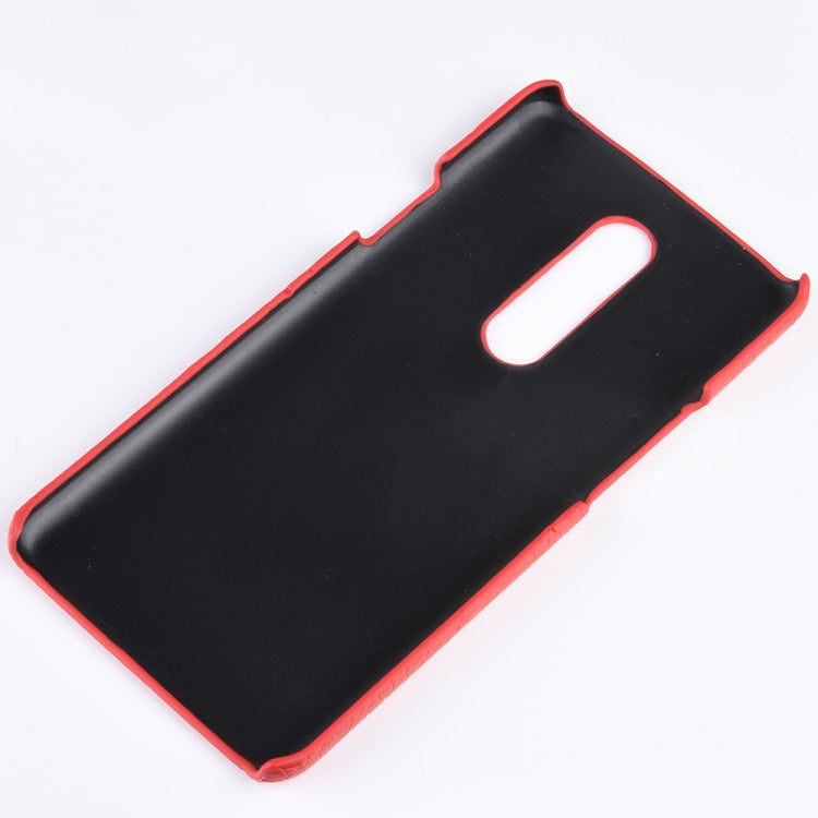 Custodia PC + PU antiurto in coccodrillo per OnePlus 7 Pro