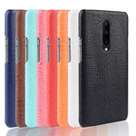 Custodia PC + PU antiurto in coccodrillo per OnePlus 7 Pro