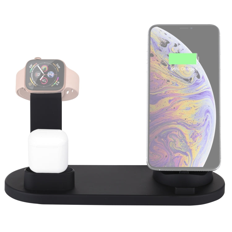 Base di ricarica wireless ruotabile HQ-UD15 con supporto per telefoni/iWatch/AirPods (argento), Silver (with wireless charging), without Wireless Charging White, without Wireless Charging Black, White (with wireless charging)