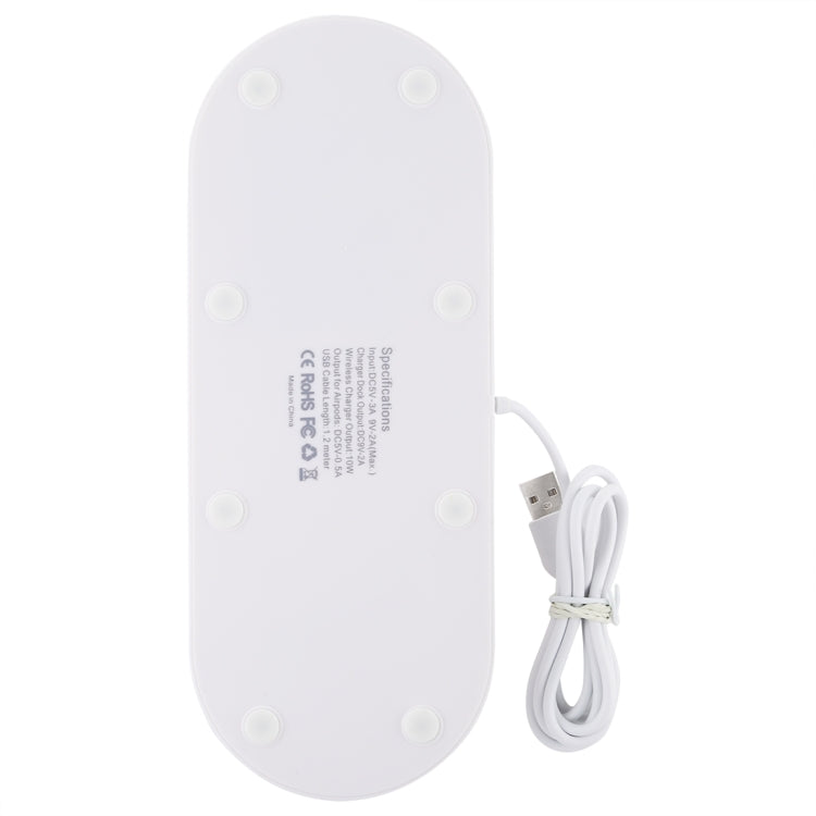 Base di ricarica wireless HQ-UD15 argento per smartphone