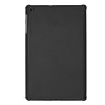 ENKAY Pelle PU di alta qualità + custodia inferiore in plastica con supporto a tre pieghe per Samsung Galaxy Tab A 10.1 (2019) T510 / T515, For Galaxy Tab A 10.1 (2019) T510, For Galaxy Tab A 10.1 (2019) T510 / T515                                     ...