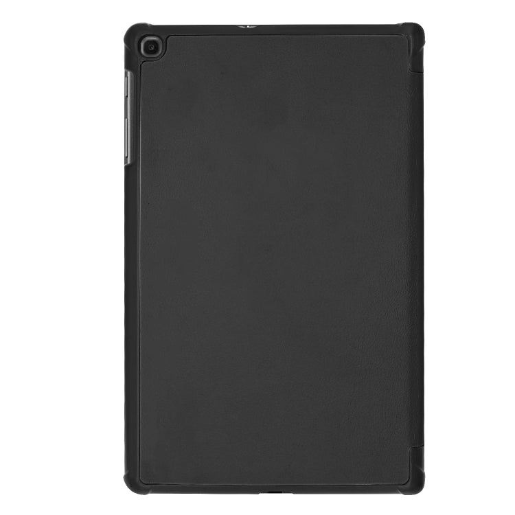 ENKAY Pelle PU di alta qualità + custodia inferiore in plastica con supporto a tre pieghe per Samsung Galaxy Tab A 10.1 (2019) T510 / T515, For Galaxy Tab A 10.1 (2019) T510, For Galaxy Tab A 10.1 (2019) T510 / T515                                     ...