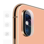 2 pz mocolo 0.15mm 9H 2.5D Bordo Tondo Obiettivo Fotocamera Posteriore Pellicola In Vetro Temperato, for iphone xs / x, for iphone xr, for iphone xs max, for iphone 8plus / 7plus, for iphone 8 / 7