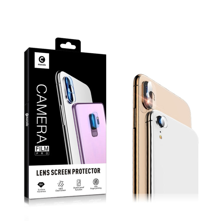 2 pz mocolo 0.15mm 9H 2.5D Bordo Tondo Obiettivo Fotocamera Posteriore Pellicola In Vetro Temperato, for iphone xs / x, for iphone xr, for iphone xs max, for iphone 8plus / 7plus, for iphone 8 / 7