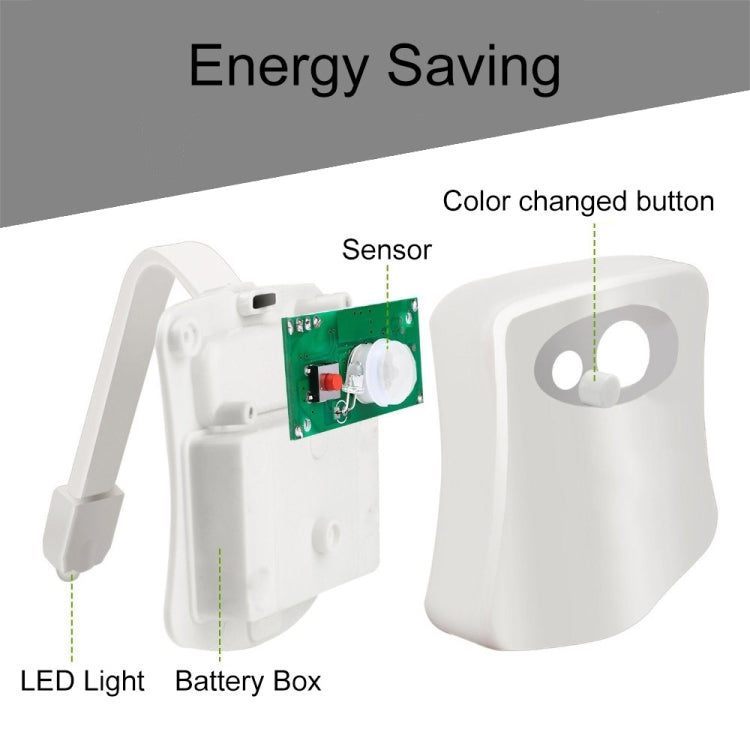 YouOKLight Luce notturna per WC attivata dal movimento, Luce per WC a LED per Bagno