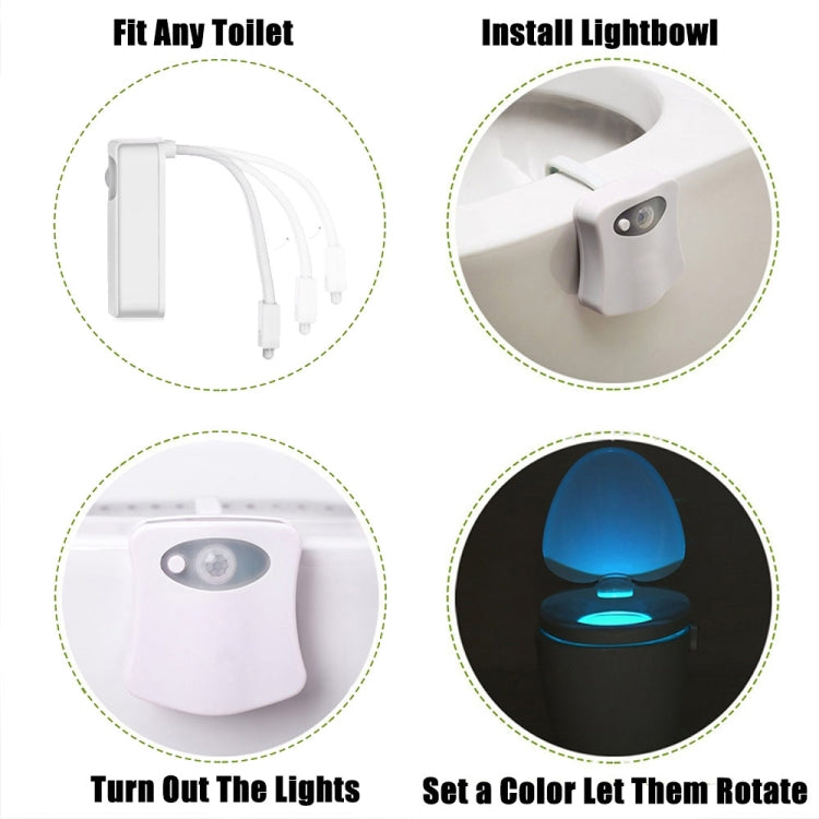 YouOKLight Luce notturna per WC attivata dal movimento, Luce per WC a LED per Bagno