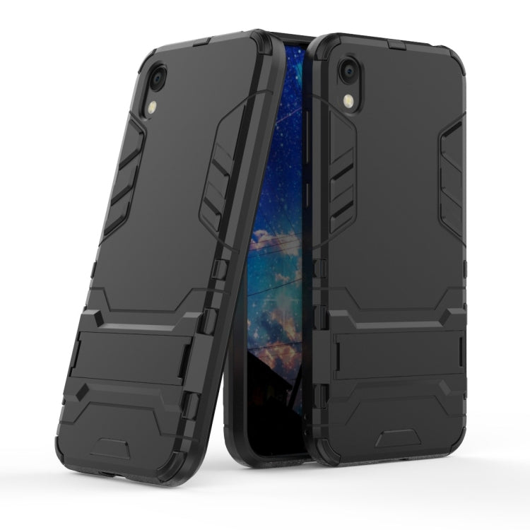 Custodia antiurto in PC + TPU per Huawei Honor 8S, con supporto, For Honor 8S