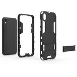 Custodia antiurto in PC + TPU per Huawei Honor 8S, con supporto, For Honor 8S